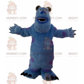 Costume da mascotte di Monsters Inc. Sully mostro blu peloso