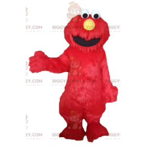 Sesame Street Berømte Elmo Puppet BIGGYMONKEY™ maskotkostume - Masker berømte mennesker - BIGGYMONKEY_03567 - BiggyMonkey.com