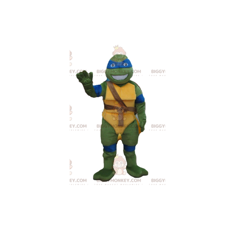 Famosa fantasia de mascote de tartaruga azul de Leonardo Famosa fantasia de mascote de tartaruga azul de Leonardo