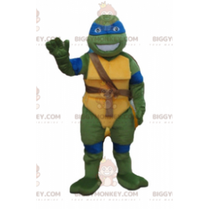 Costume de mascotte BIGGYMONKEY™ de Leonardo tortue bleue des