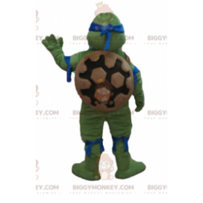 Leonardos berühmtes blaues Schildkröten-Maskottchenkostüm
