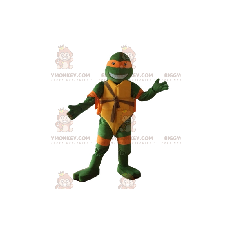 Disfraz de mascota BIGGYMONKEY™ de Miguel Ángel, la famosa Disfraz de mascota BIGGYMONKEY™ de Miguel Ángel, la famosa