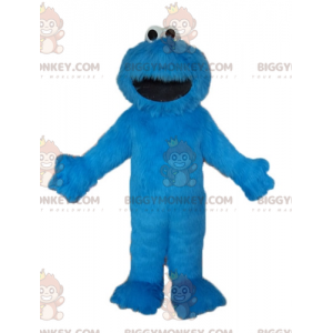 Kostium maskotki BIGGYMONKEY™ Elmo Słynna niebieska lalka z