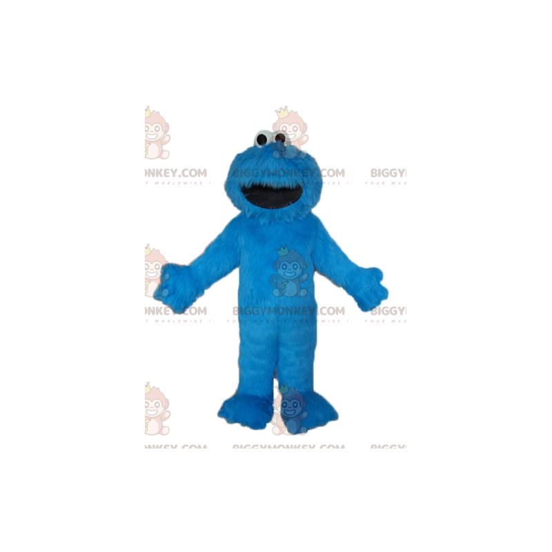 Kostým s maskotem BIGGYMONKEY™ Elmo Slavná modrá sezamová