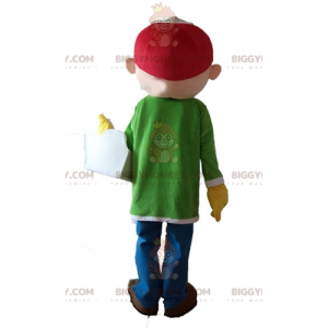 Handyman Carpenter Worker BIGGYMONKEY™ Mascot Costume -