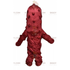 Sjovt Giant Red Cyclops Alien BIGGYMONKEY™ maskotkostume -