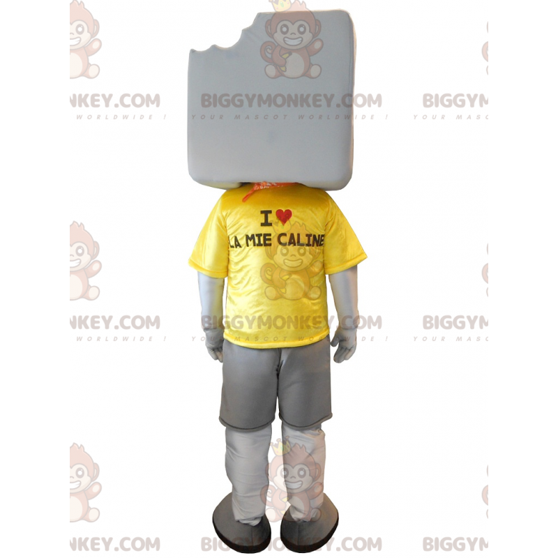 BIGGYMONKEY™ Big Giant White Marshmallow Maskotdräkt - Oklassificerade maskot - BIGGYMONKEY_051 - BiggyMonkey.com