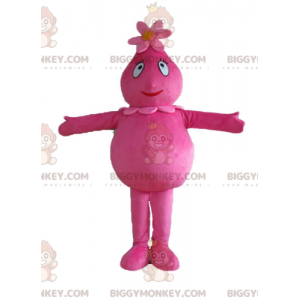 Barbabelle Beroemd roze personage BIGGYMONKEY™ mascottekostuum