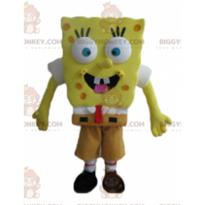 Cartoon Yellow Character Spongebob BIGGYMONKEY™ Mascot Costume