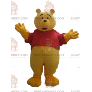 Costume de mascotte BIGGYMONKEY™ de Winnie l'ourson ours jaune
