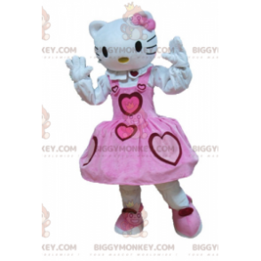 Hello Kitty Berømt tegneseriekat BIGGYMONKEY™ maskotkostume -