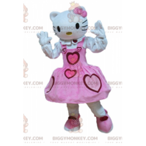 Kostým maskota Hello Kitty se slavným kresleným kocourem BIGGYMONKEY™ - Maskoti slavní lidé - BiggyMonkey.com
