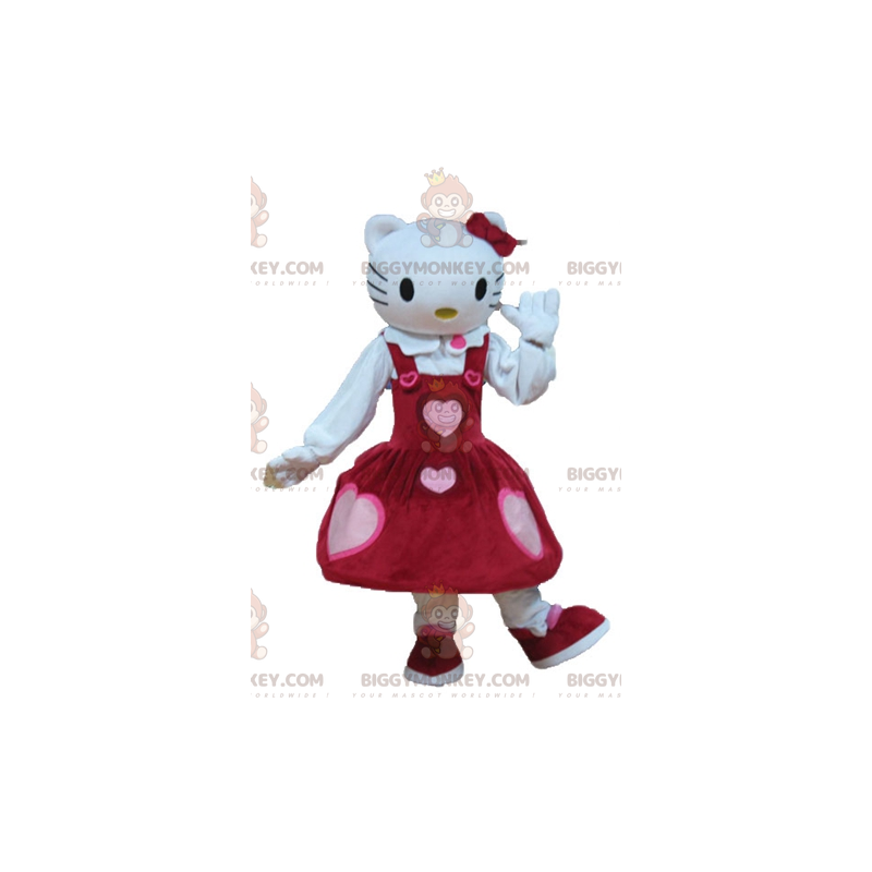 Hello Kitty Berømt tegneseriekat BIGGYMONKEY™ maskotkostume - Hello Kitty Berømt tegneseriekat BIGGYMONKEY™ maskotkostume -