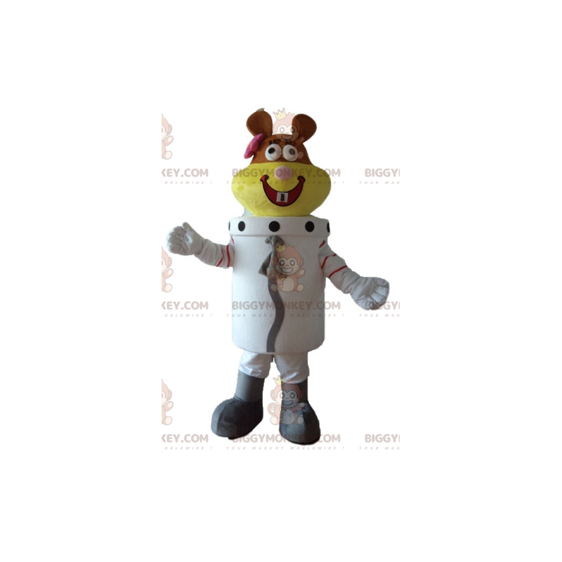 Costume da mascotte Space Beaver Astronaut Beaver BIGGYMONKEY™ Costume da mascotte Space Beaver Astronaut Beaver BIGGYMONKEY™