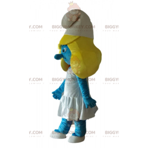 BIGGYMONKEY™ mascottekostuum van de Smurfin uit het beroemde