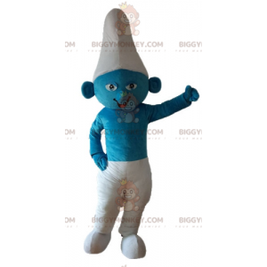 Smurf Blue and White Cartoon Character BIGGYMONKEY™ Mascot