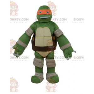 BIGGYMONKEY™ mascot costume of Michelangelo famous orange