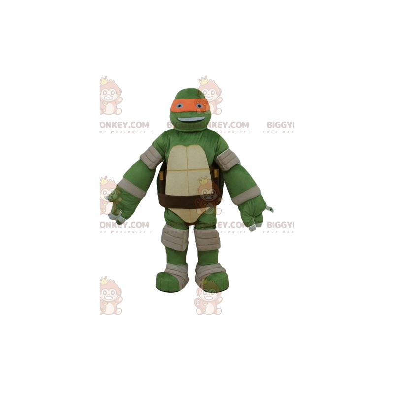 BIGGYMONKEY™ mascot costume of Michelangelo famous orange