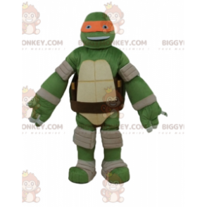 BIGGYMONKEY™ mascot costume of Michelangelo famous orange