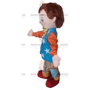 Noddy berømt tegneseriefigur BIGGYMONKEY™ maskotkostume -