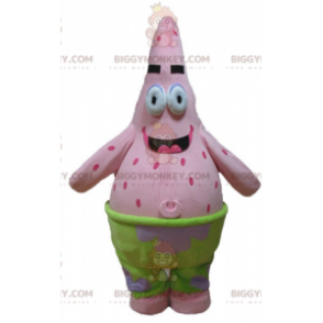 Patrick Famous Pink Starfish BIGGYMONKEY™ maskotdräkt från