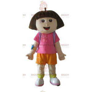 Dora Explorer Kuuluisa sarjakuvatyttö BIGGYMONKEY™ maskottiasu