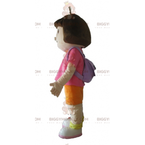 Costume de mascotte BIGGYMONKEY™ de Dora l'exploratrice fille