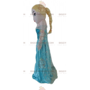 BIGGYMONKEY™ Blonďatá princezna dívka v kostýmu maskota v