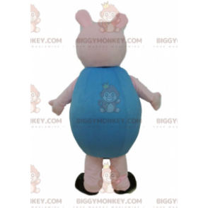 Στολή μασκότ Pink Pig BIGGYMONKEY™ ντυμένη στα μπλε - Μασκότ διάσημων χαρακτήρων - BIGGYMONKEY_03610 - BiggyMonkey.com