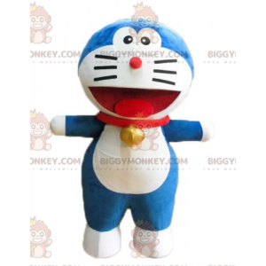 Doraemon słynny kostium maskotki niebieskiego kota BIGGYMONKEY™