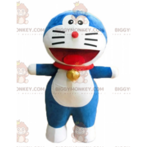 Διάσημη στολή μασκότ της Doraemon manga blue cat BIGGYMONKEY™ - Μασκότ διάσημων χαρακτήρων - BIGGYMONKEY_03613 - BiggyMonkey.com