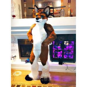 Orange and White Fox BIGGYMONKEY™ Mascot Costume -