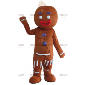 BIGGYMONKEY™ mascot costume of Ti's famous gingerbread cookie