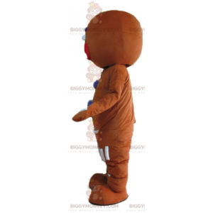 BIGGYMONKEY™ mascot costume of Ti's famous gingerbread cookie