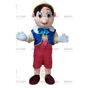 Pinocchio berömda seriefigur BIGGYMONKEY™ maskotdräkt -