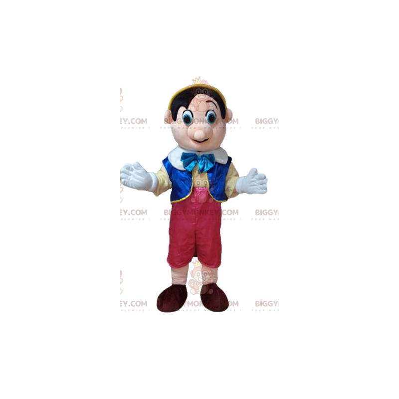 Costume de mascotte BIGGYMONKEY™ de Pinocchio personnage de Costume de mascotte BIGGYMONKEY™ de Pinocchio personnage de