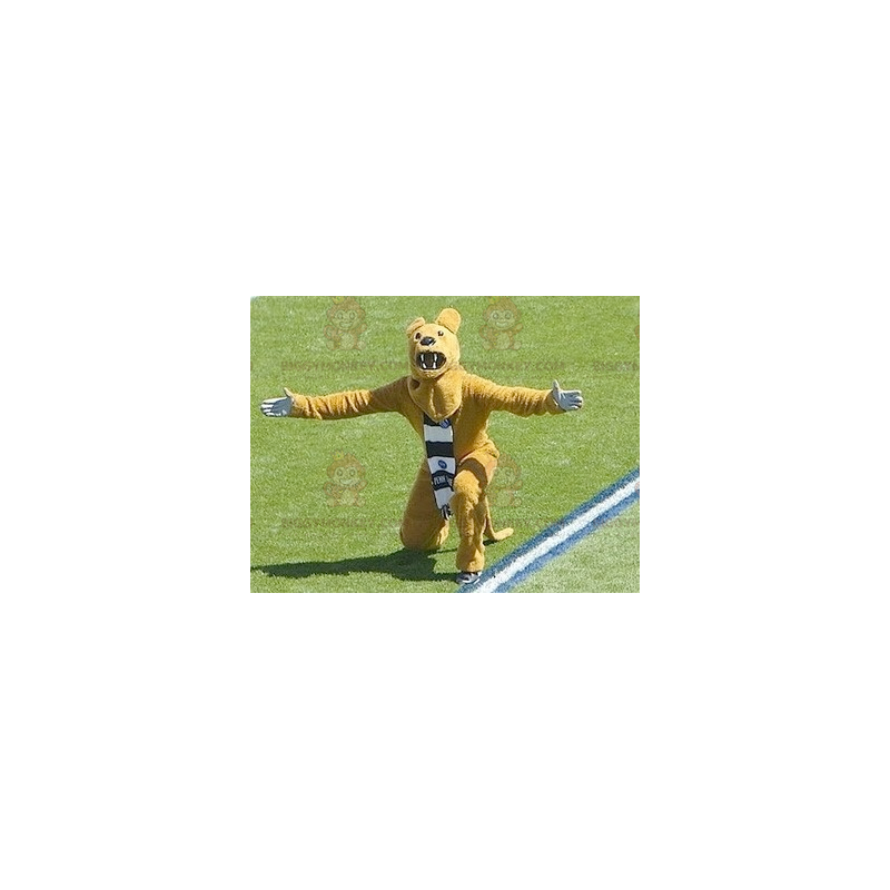 Roaring Yellow Bear BIGGYMONKEY™ Mascot Costume - Roaring Yellow Bear BIGGYMONKEY™ Mascot Costume -