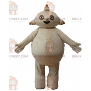 BIGGYMONKEY™ Big Fat pullea ja hymyilevä beige miehen