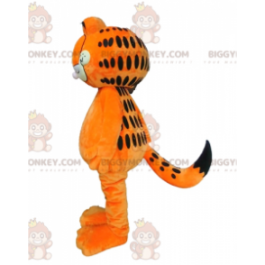 Garfield berömda tecknade orange katt BIGGYMONKEY™ maskotdräkt