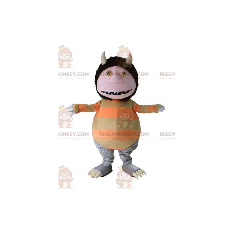 BIGGYMONKEY™ Seltsame Kreatur, Kobold-Gnome mit Hörnern