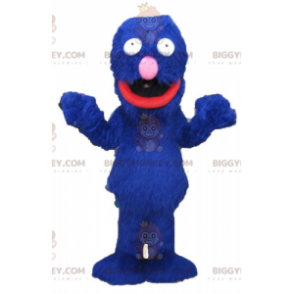 Fantasia de mascote BIGGYMONKEY™ do famoso monstro azul da Vila