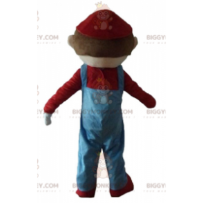 Mario beroemd videogamekarakter BIGGYMONKEY™ mascottekostuum -