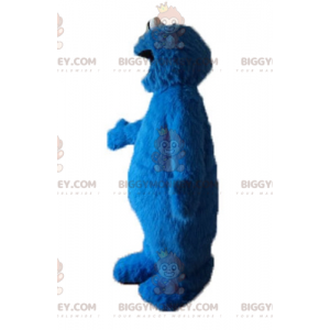 Blauw marionet harig monster Elmo BIGGYMONKEY™ mascottekostuum