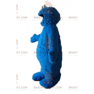 Fantasia de mascote do monstro peludo do fantoche azul Elmo