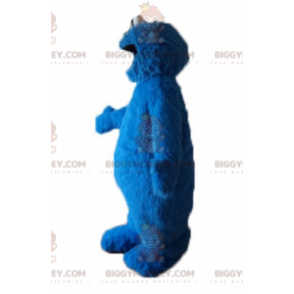 Blauw marionet harig monster Elmo BIGGYMONKEY™ mascottekostuum