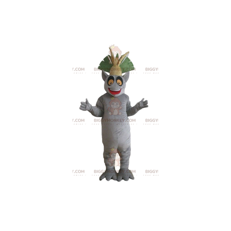 Madagascar Cartoon Character Lemur BIGGYMONKEY™ Mascot Costume Madagascar Cartoon Character Lemur BIGGYMONKEY™ Mascot Costume
