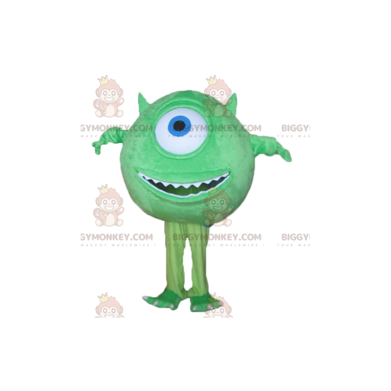 Traje de mascote BIGGYMONKEY™ do famoso personagem Bob Razowski Traje de mascote BIGGYMONKEY™ do famoso personagem Bob Razowski
