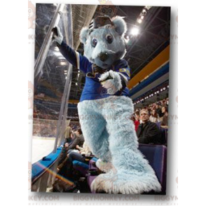 All Hairy Gray Bear BIGGYMONKEY™ Mascot Costume -
