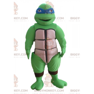 BIGGYMONKEY™ mascot costume of Leonardo famous ninja turtle