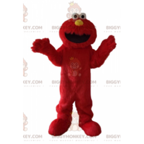 BIGGYMONKEY™ Mascot Costume of Elmo the Famous Sesame Street